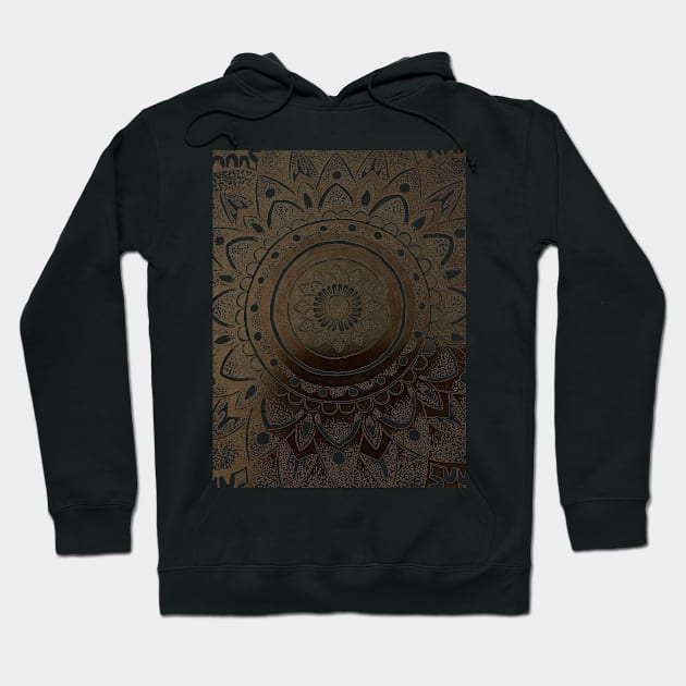 Inked Mandala Hoodie by DentistArt2022